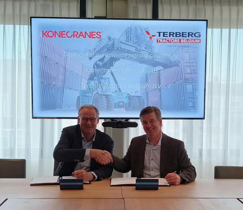 Konecranes Lift Trucks and Terberg Tractors Belgium Sign Distributor Agreement